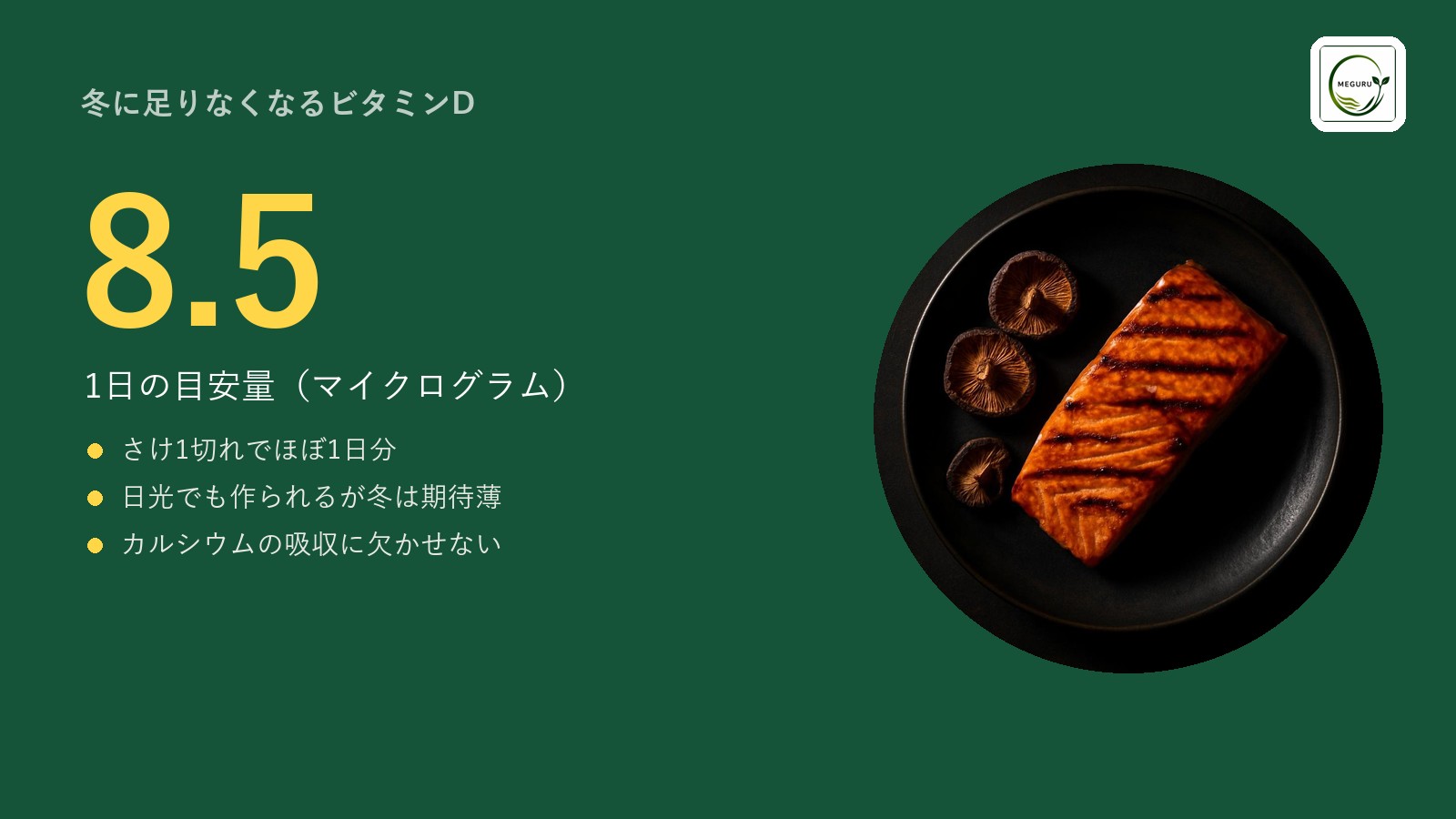 冬に足りなくなるビタミンD｜日光と食事、どちらからどれだけ摂れるのか