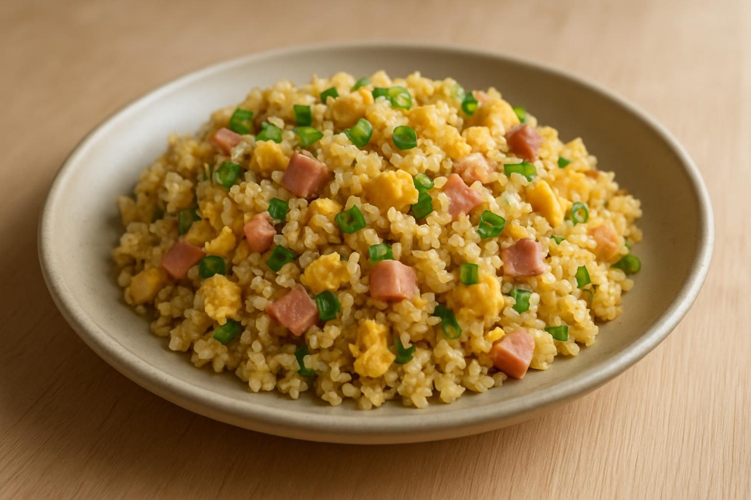 カリフラワーライスのチャーハン