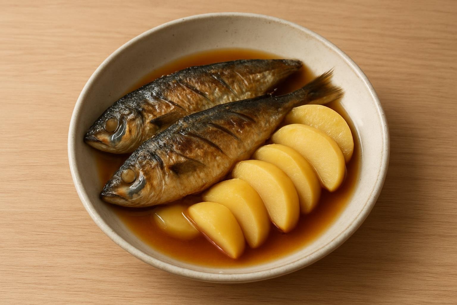 じゃがいもとあじの南蛮漬け