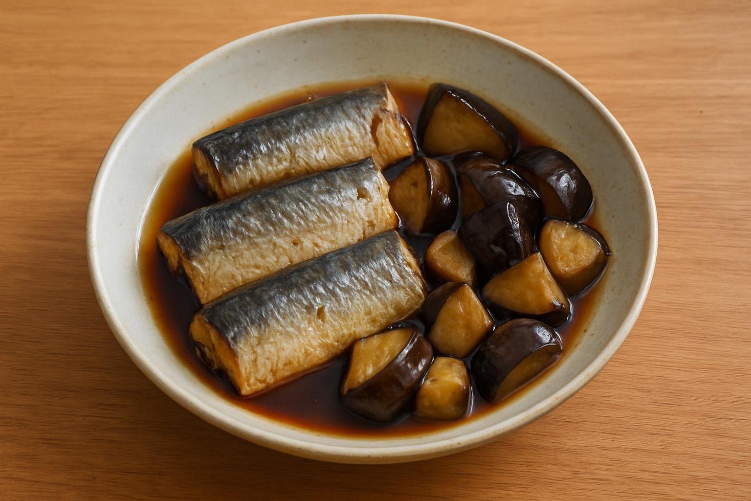 いわしとなすの煮浸し