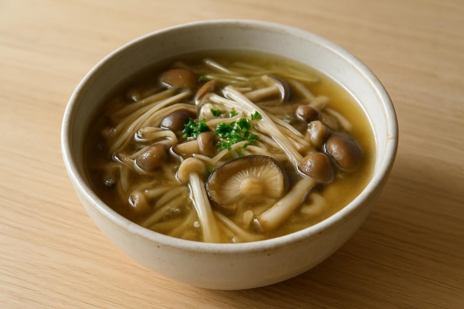 きのこたっぷりデトックススープ