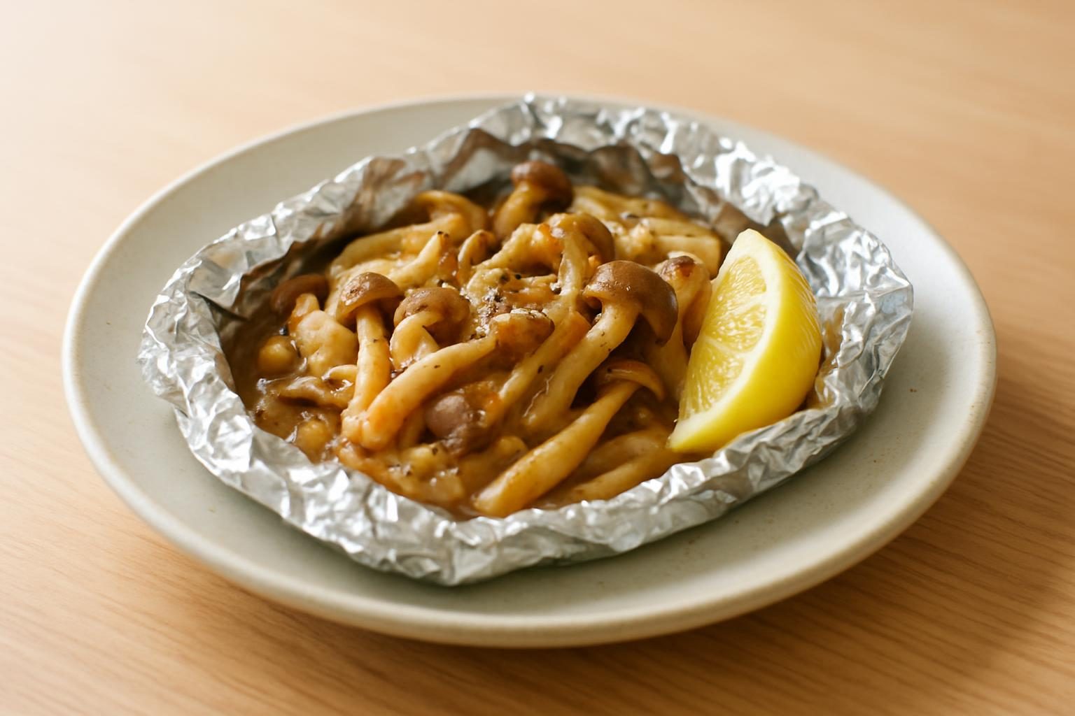 きのこと味噌のホイル焼き