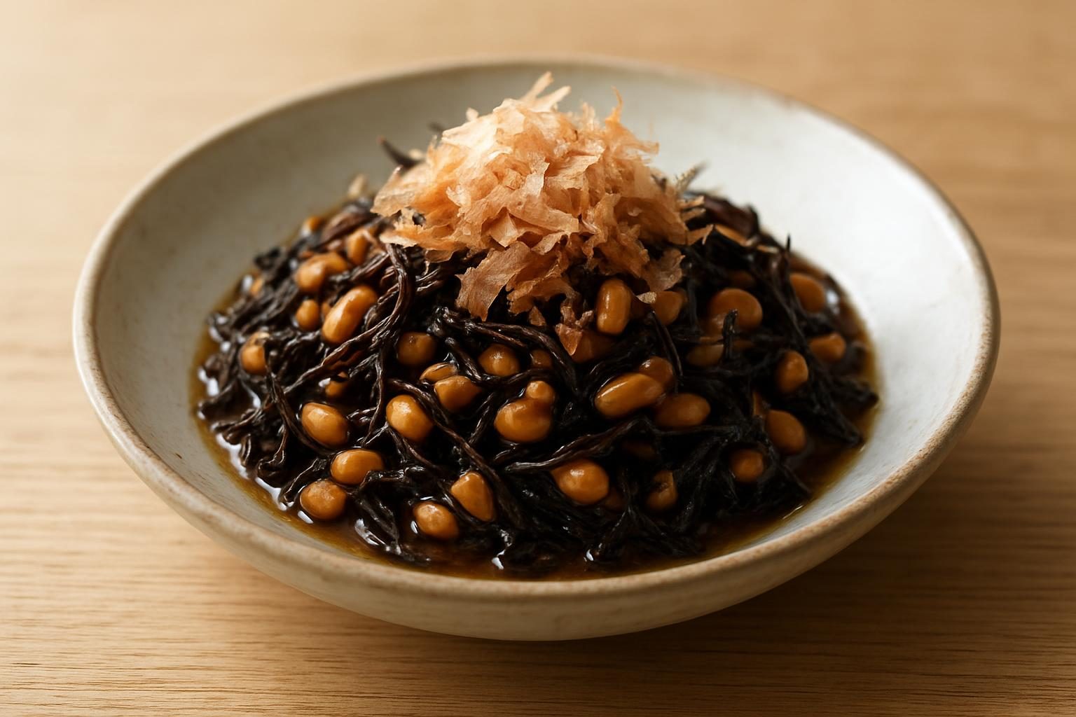 ひじきと納豆のおひたし