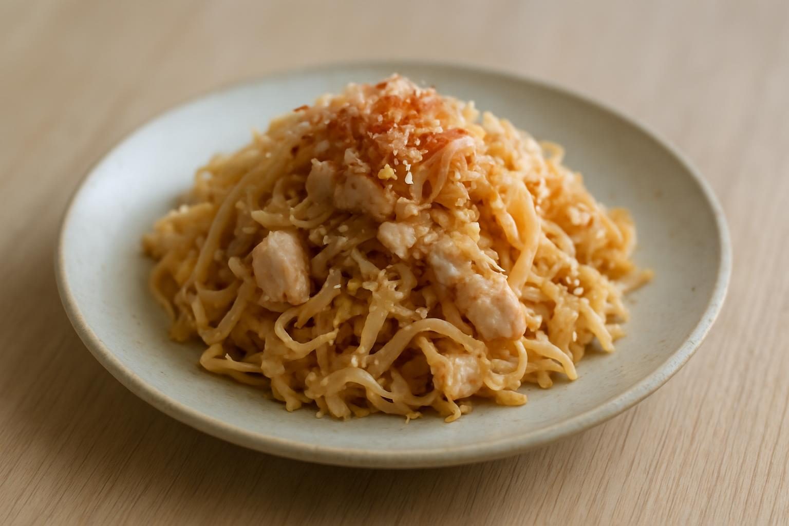 切り干し大根と鶏むね肉の和え物