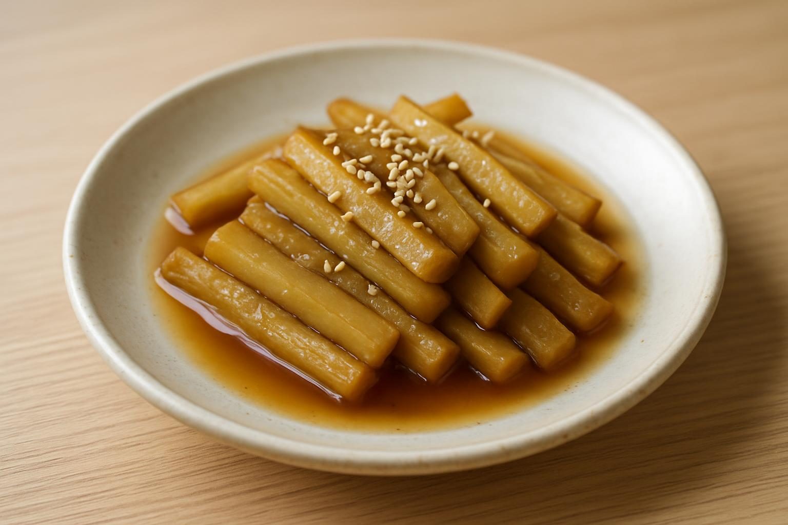 ごぼうと塩麹のさっと煮