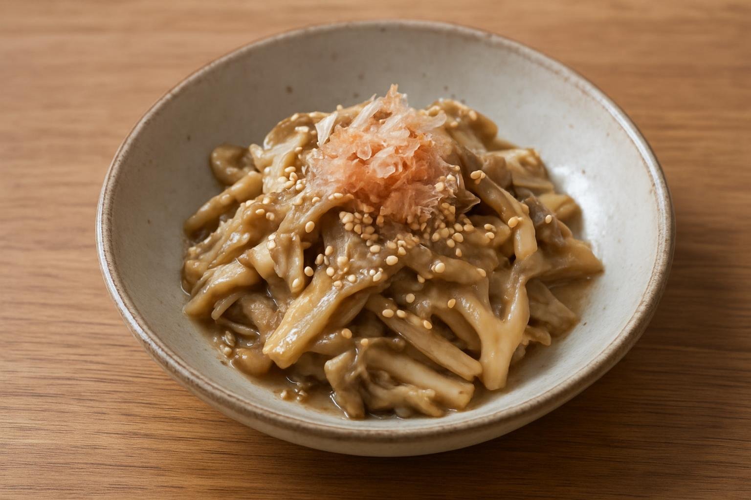 まいたけと甘酒の和え物