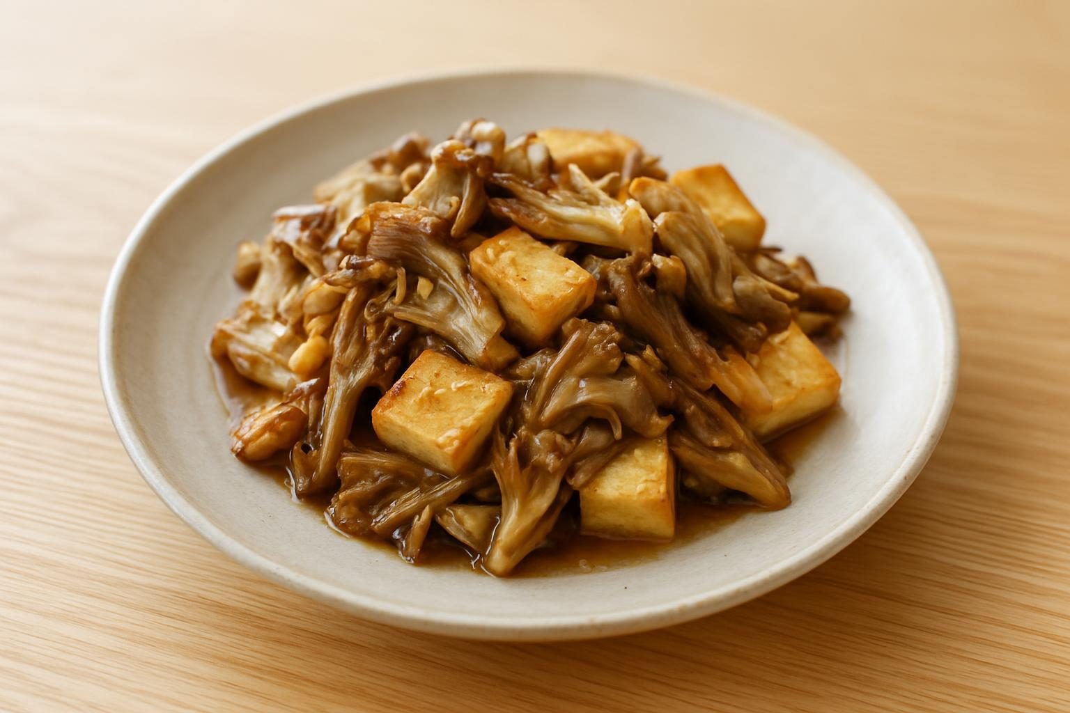 まいたけとチーズの炒め物