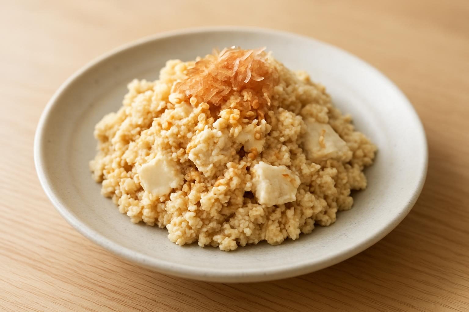 おからと豆腐の和え物