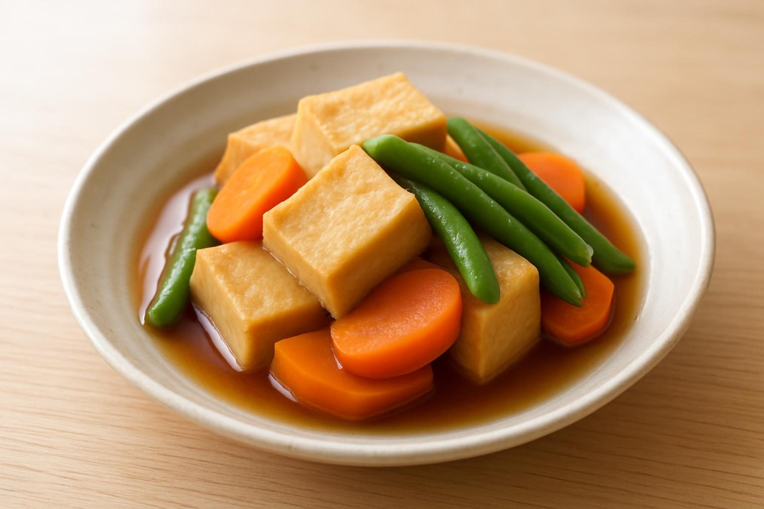 やわらか高野豆腐の含め煮