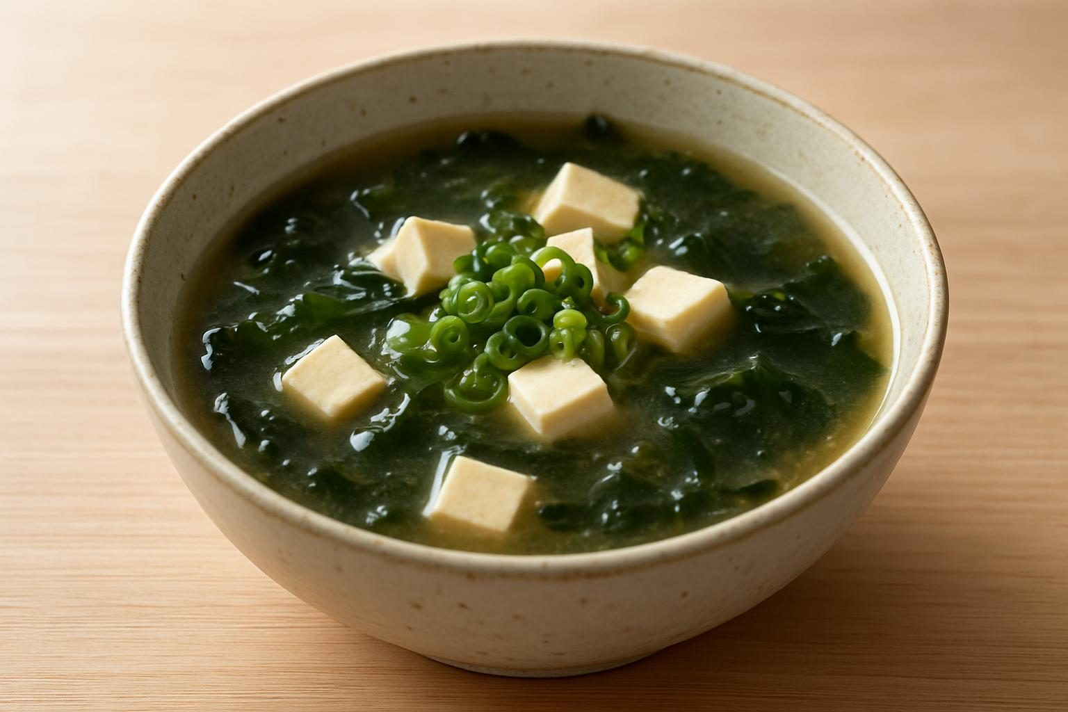 豆腐とわかめのとろみスープ