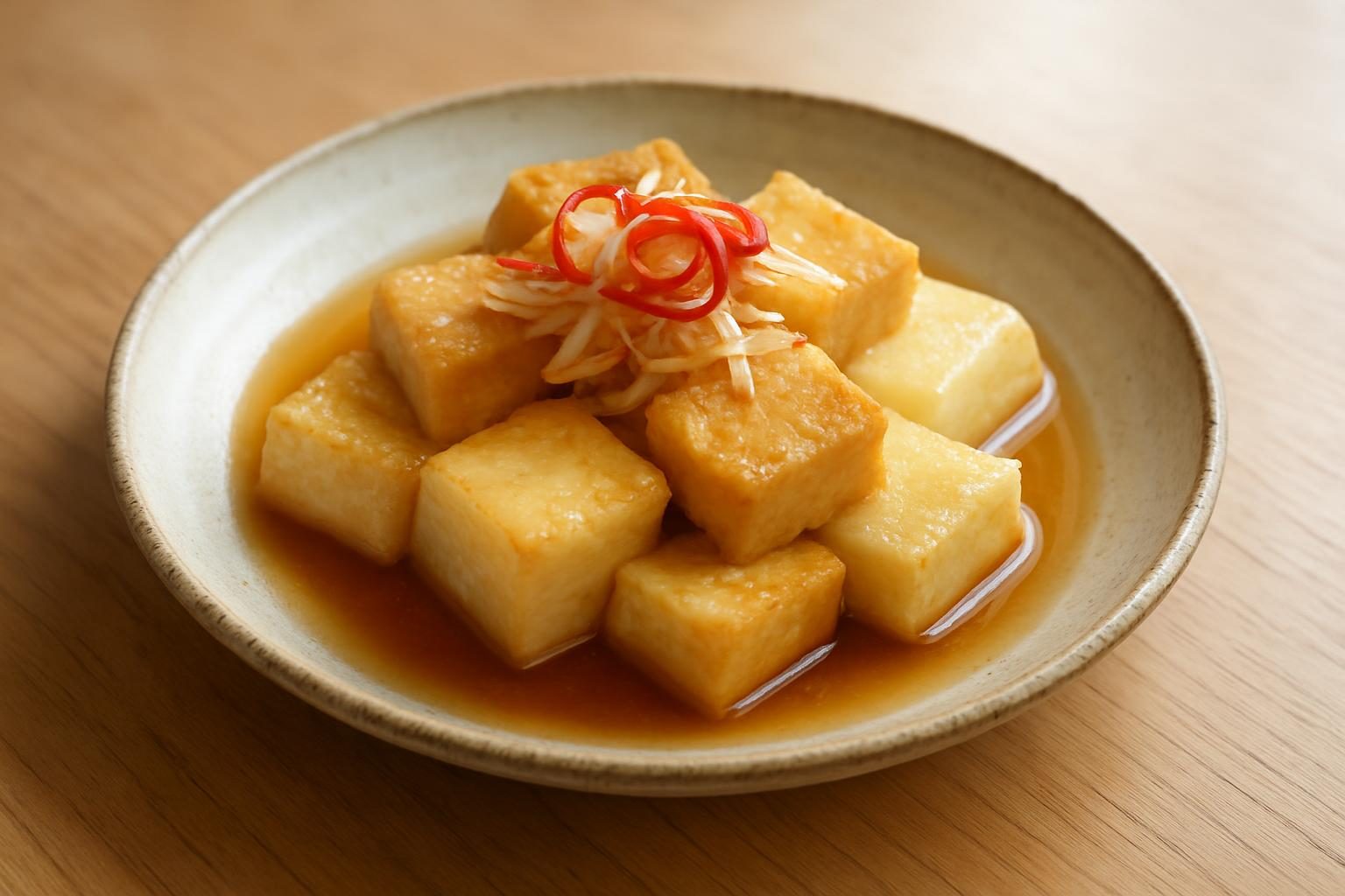 長芋と豆腐の南蛮漬け