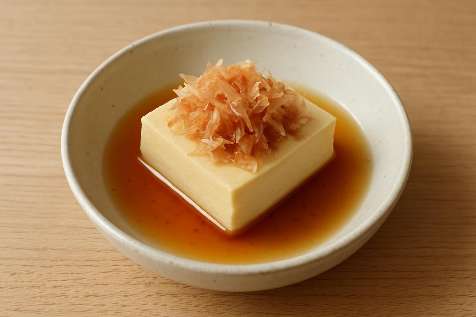 豆乳と高野豆腐のおひたし