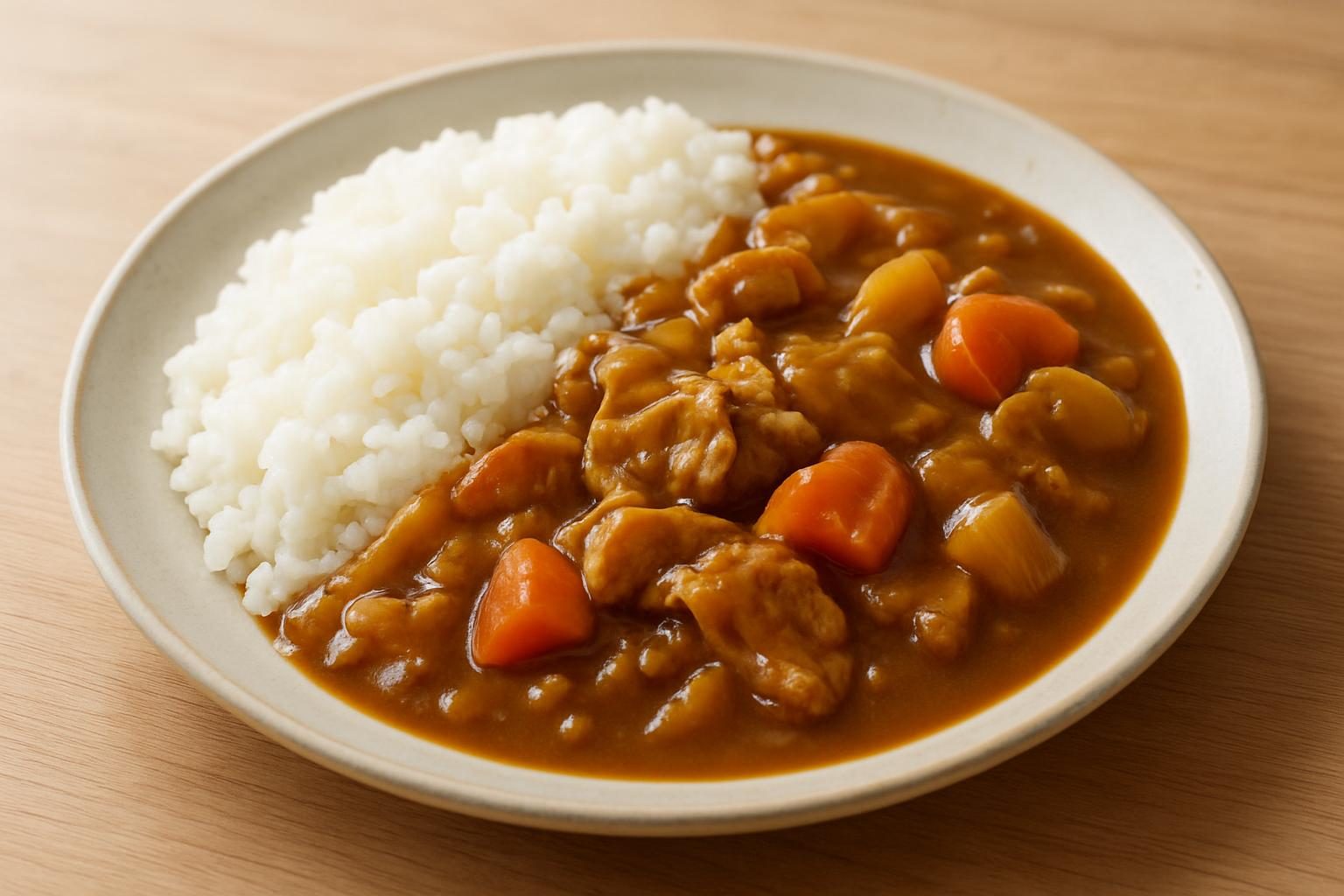 レンジで簡単カレー