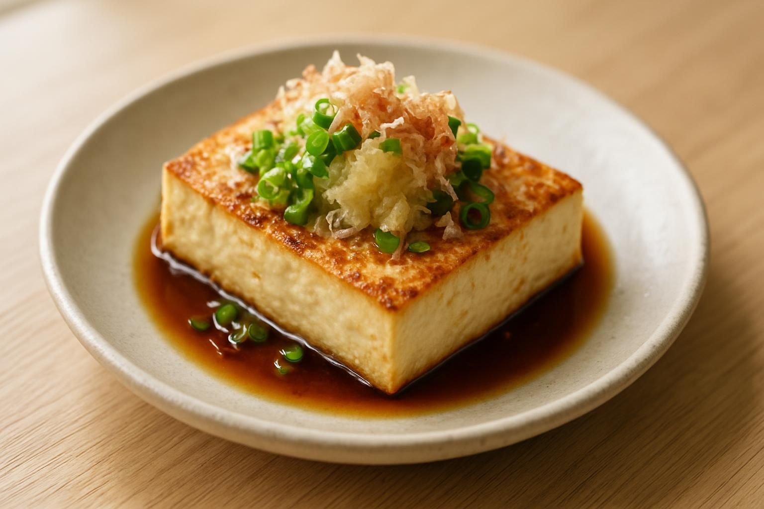 レンジ豆腐ステーキ