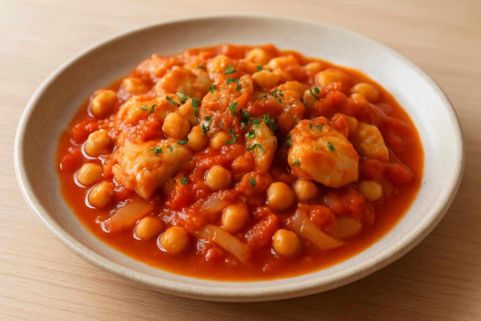 鶏むね肉と大豆のトマト煮