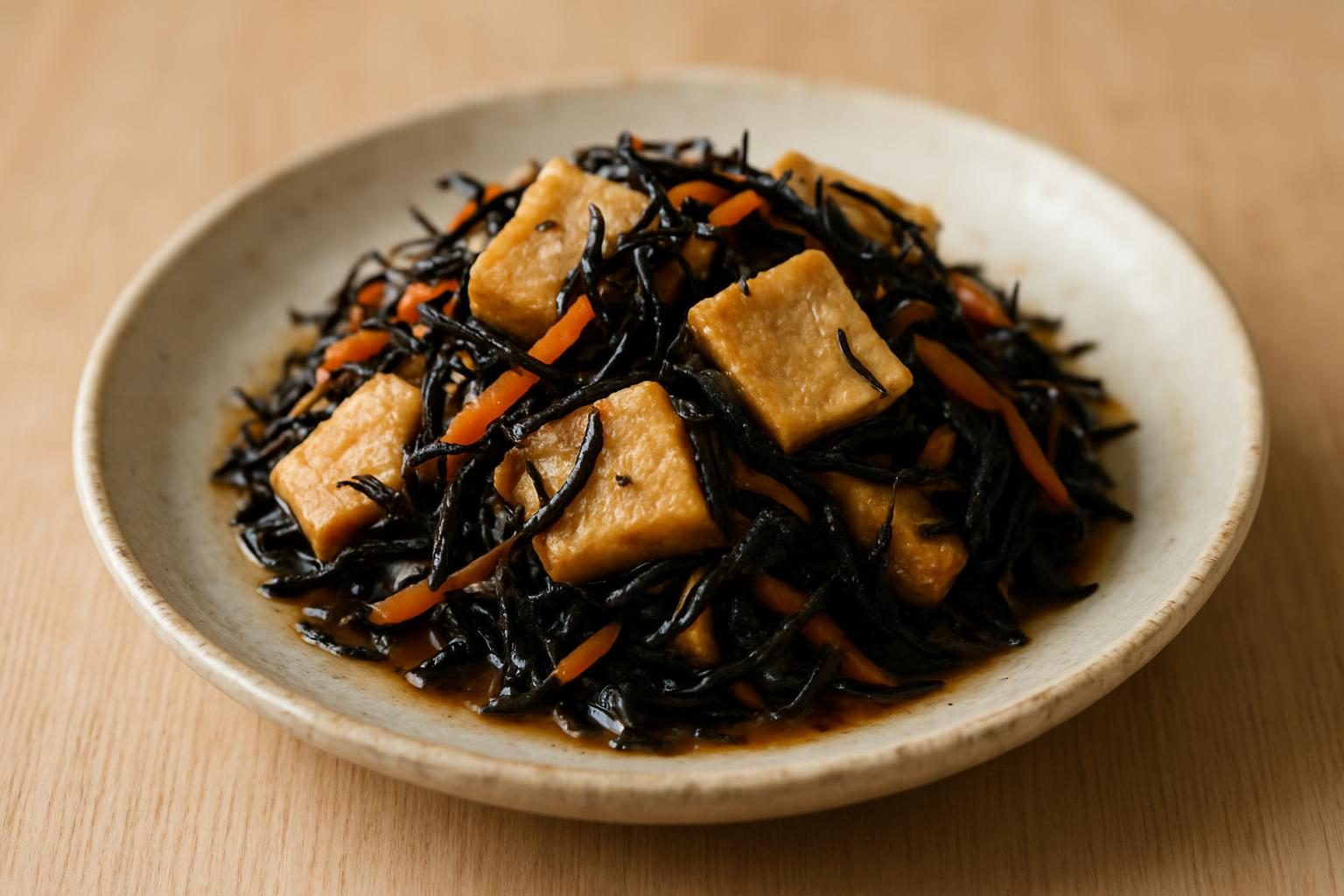 ひじきと高野豆腐の南蛮漬け