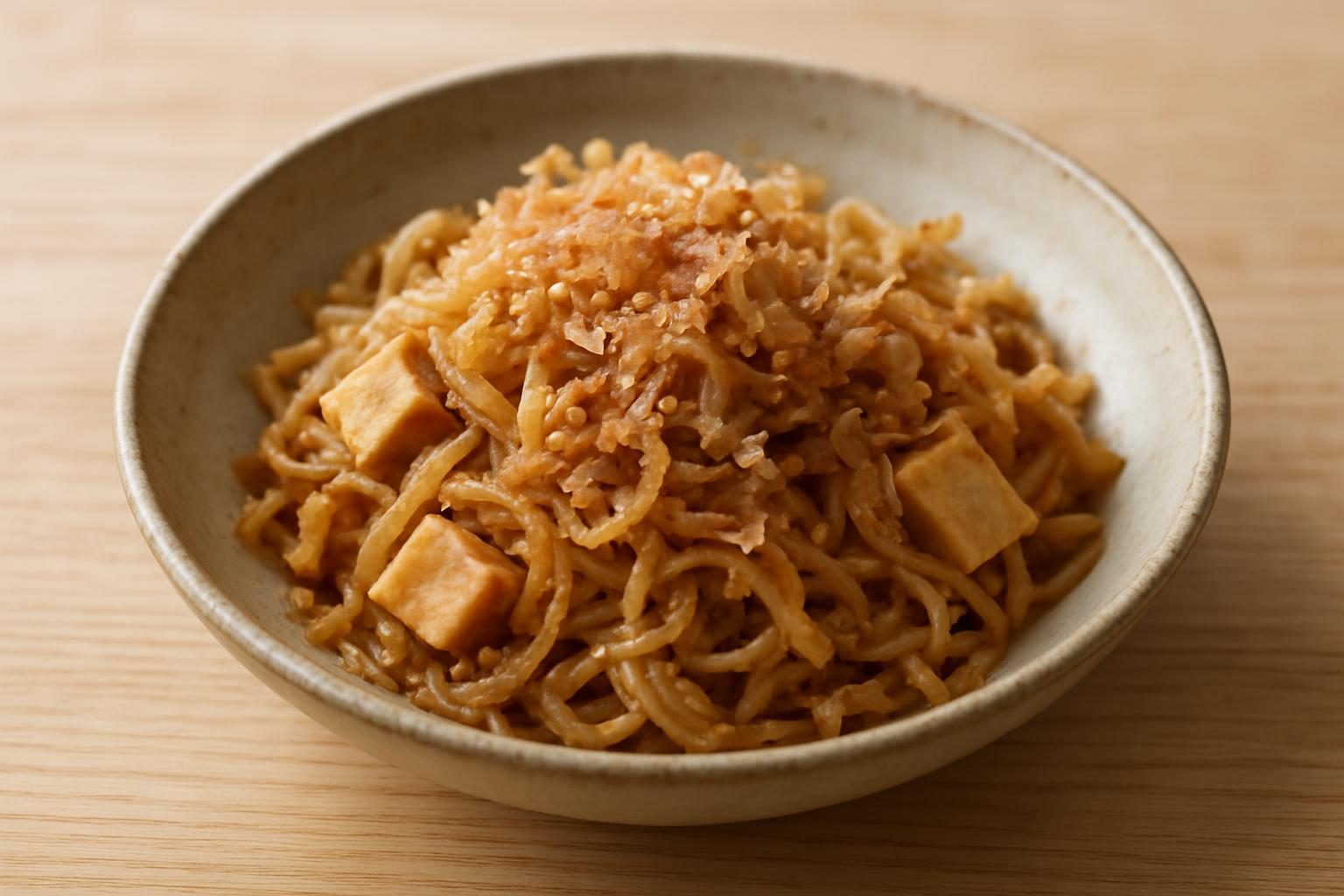 切り干し大根と高野豆腐の和え物