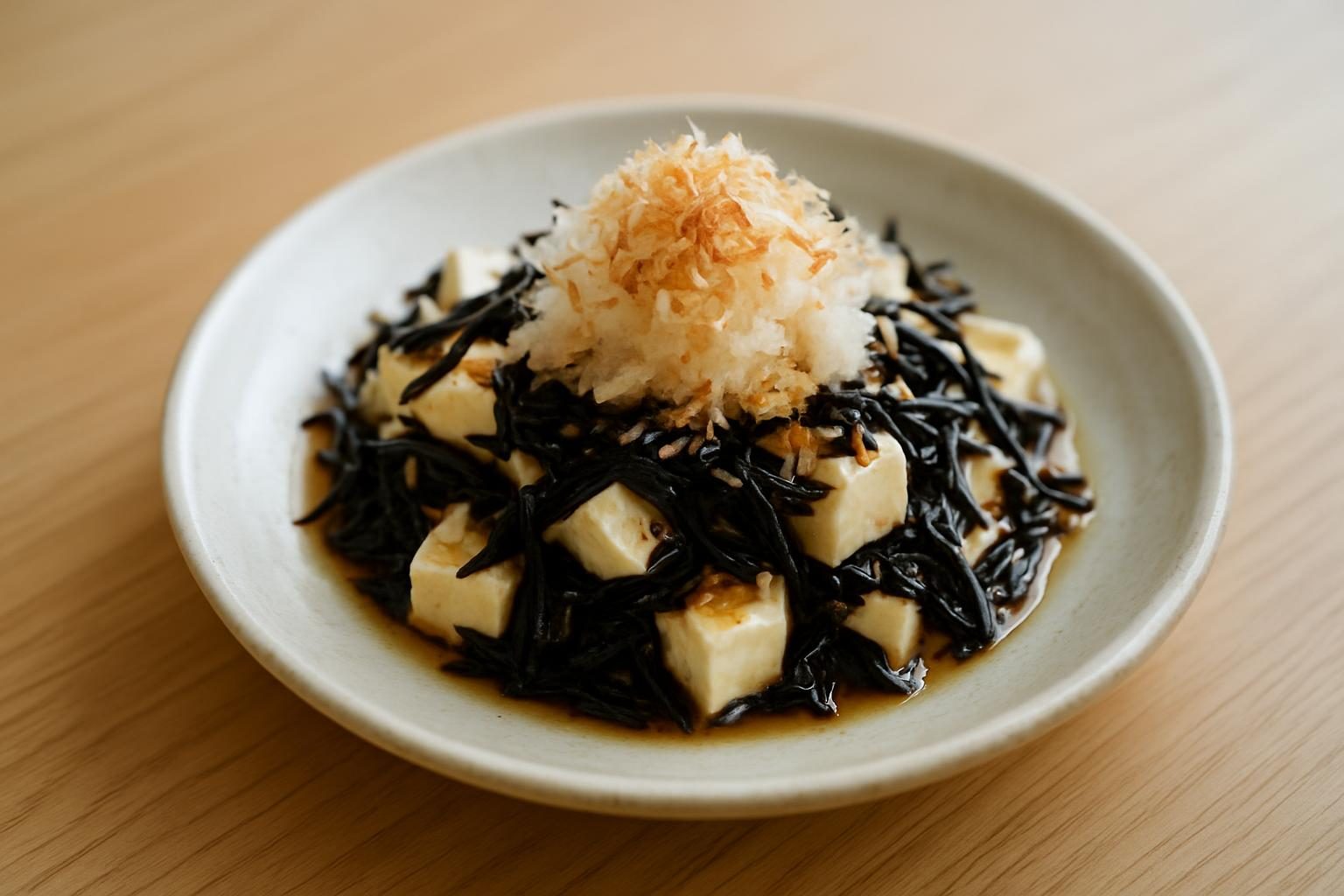 ひじきと豆腐のおろし和え
