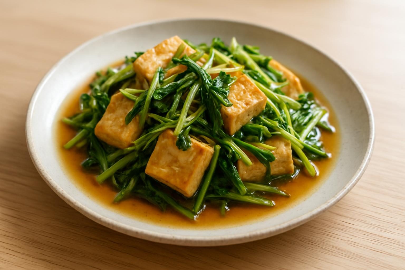 水菜と高野豆腐の南蛮漬け