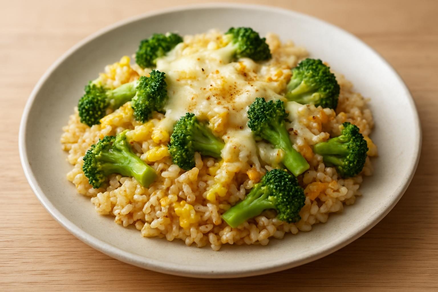 チーズ野菜とチーズのチャーハン