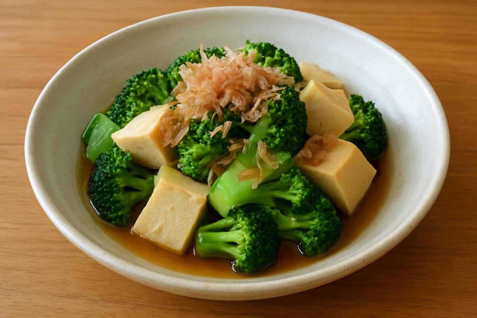 ブロッコリーと高野豆腐のおひたし