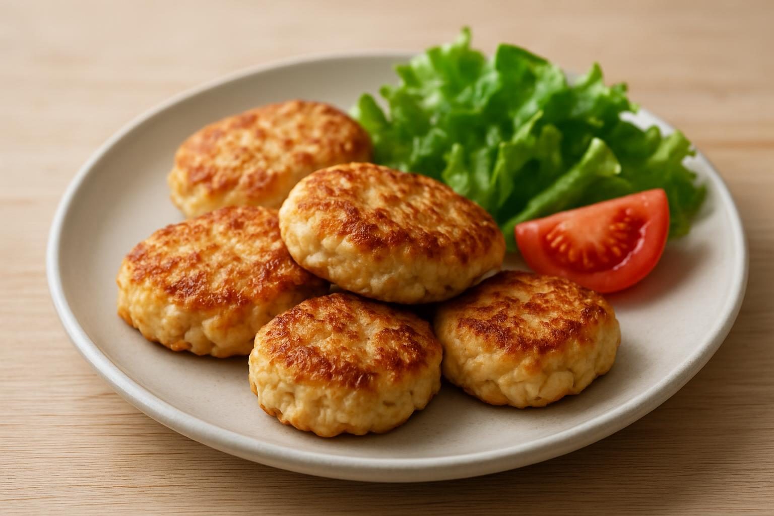 豆腐とツナのハンバーグ