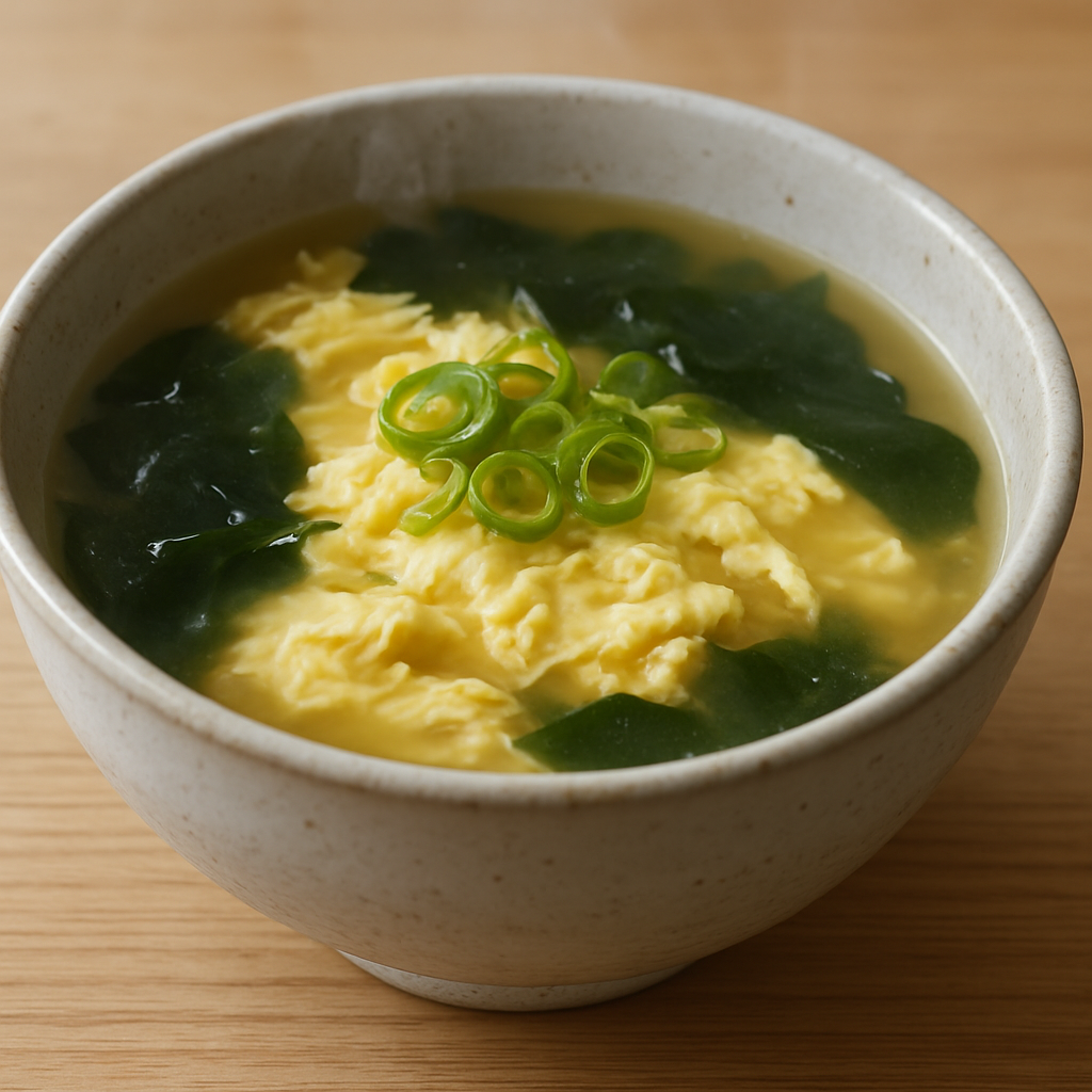 卵とわかめのつるりん汁